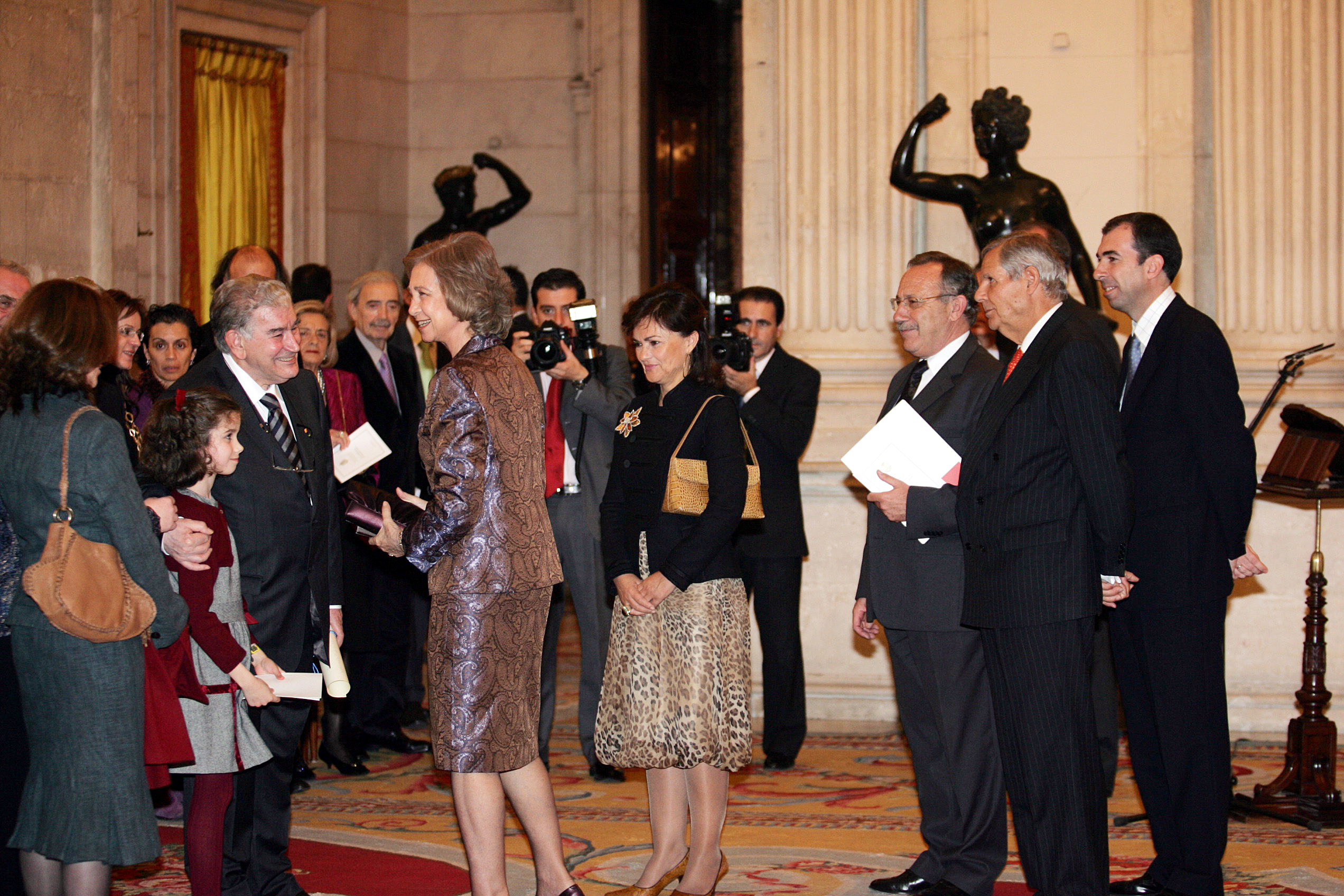 Acto de entrega XV Premio Reina Sofía de Poesía Iberoamericana 2006 a Antonio Gamoneda