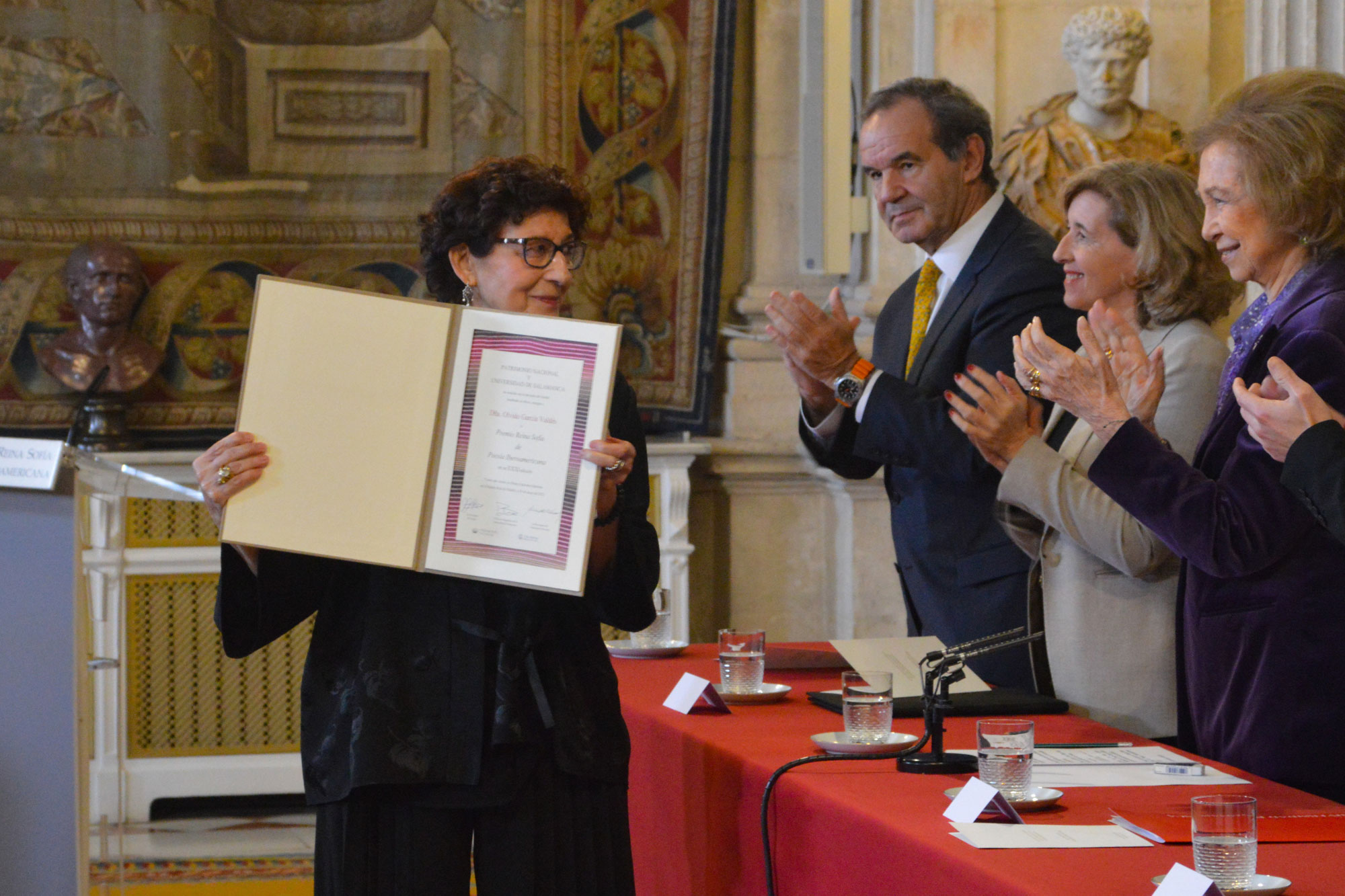 Acto de entrega Premio Reina Sofía de Poesía Iberoamericana 2022 a Olvido García Valdés