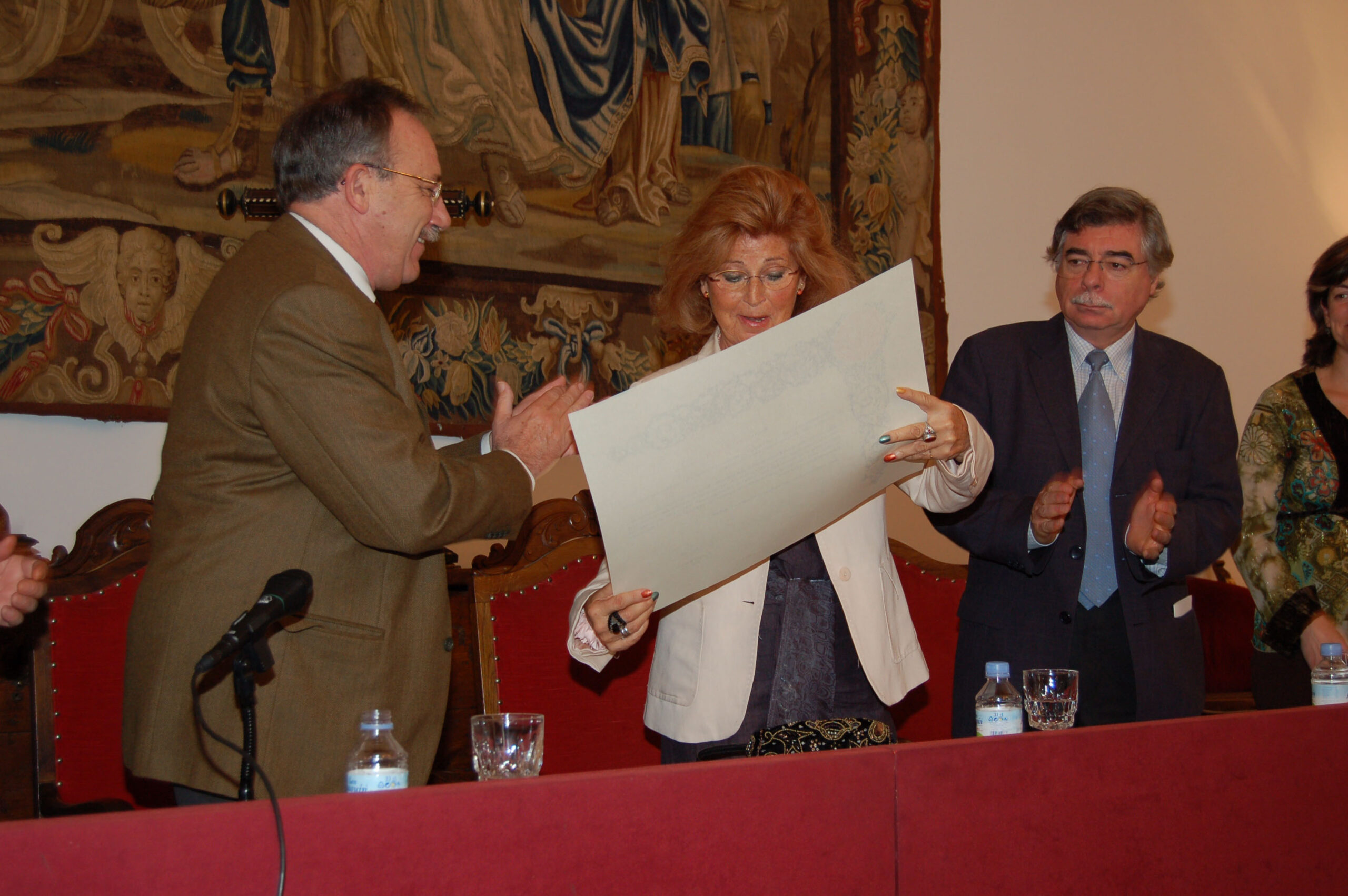 Acto de entrega VII Premio Reina Sofía de Poesía Iberoamericana 1998 a José Ángel Valente