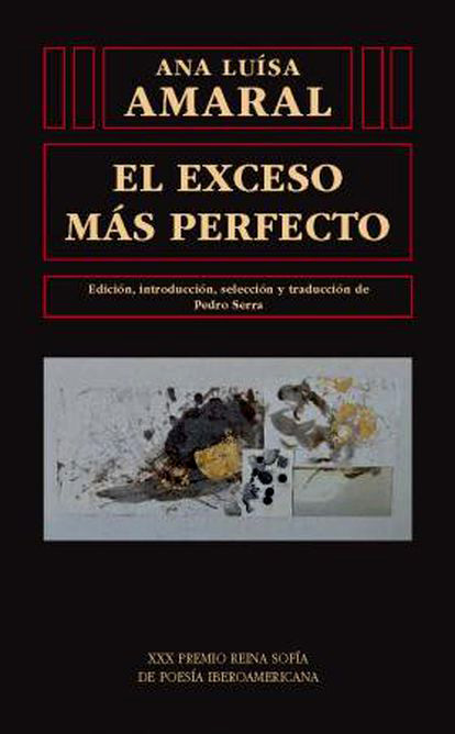 Portada "El exceso más perfecto" de Ana Luisa Amaral