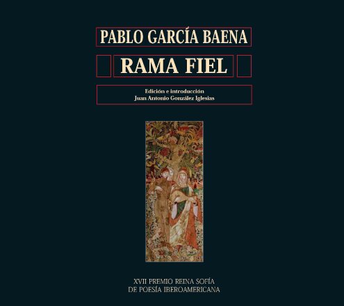 Portada "Rama fiel" de Pablo García Baena