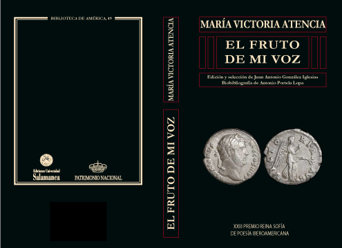 portada "EL fruto de mi voz" de María Victoria Atencia