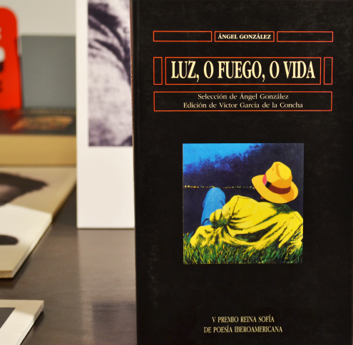 Portada "Luz, o fuego, o vida" de Ángel González Portada "Luz, o fuego, o vida" de Ángel González