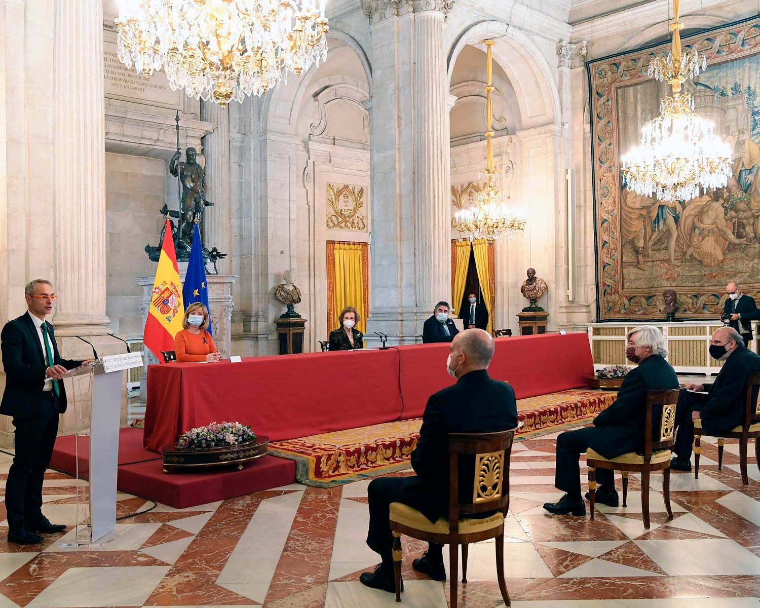 Acto de entrega Premio Reina Sofía de Poesía Iberoamericana 2020 a Raúl Zurita