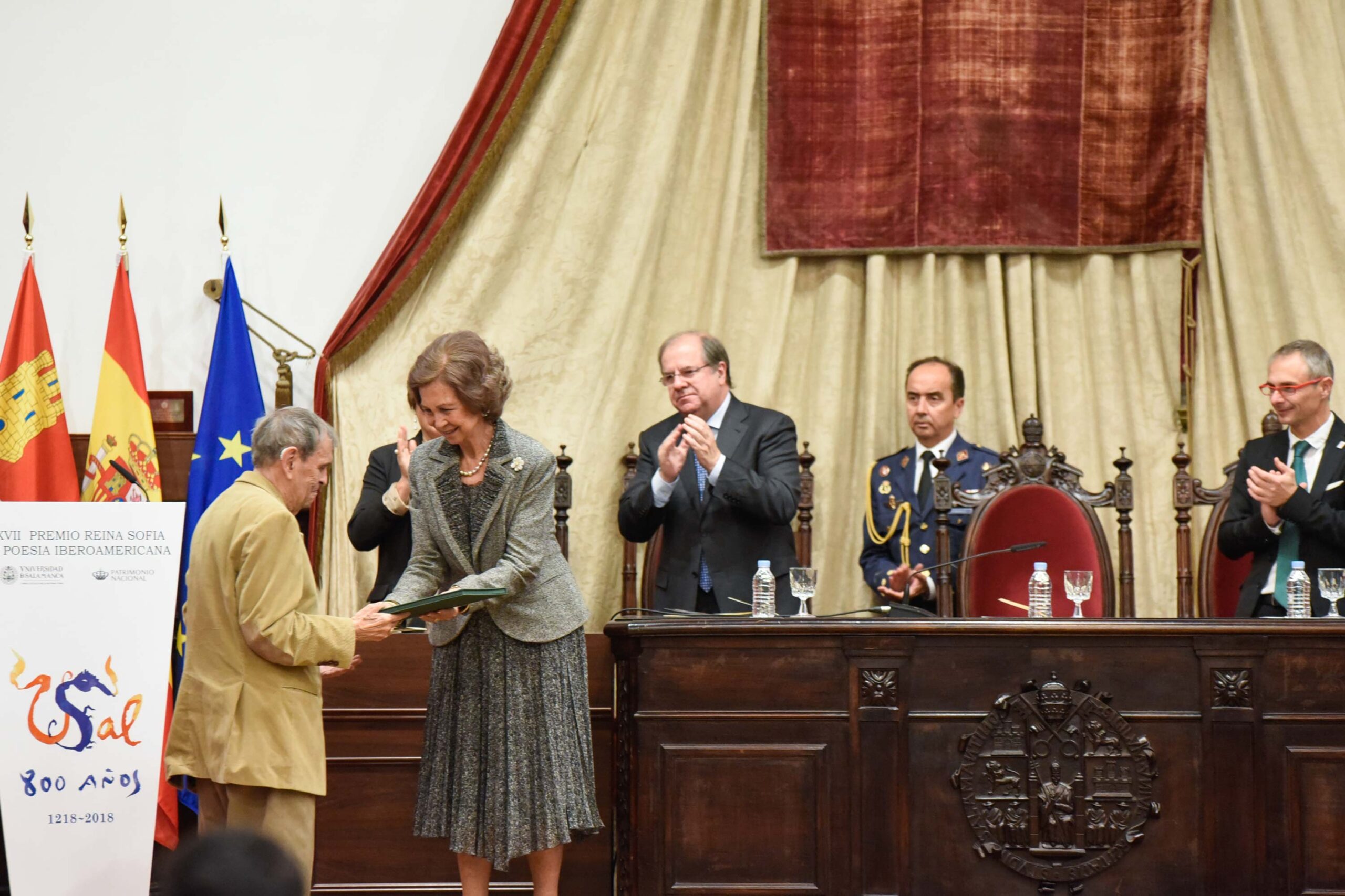 Acto de entrega Premio Reina Sofía de Poesía Iberoamericana 2018 a Rafael Cadenas