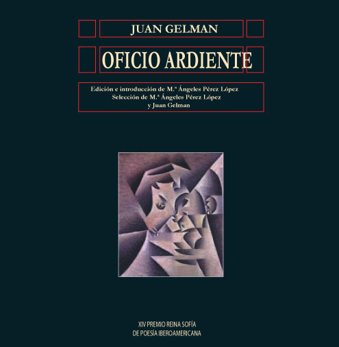 Portada "Oficio ardiente" de Juan Gelmán Portada "Oficio ardiente" de Juan Gelmán